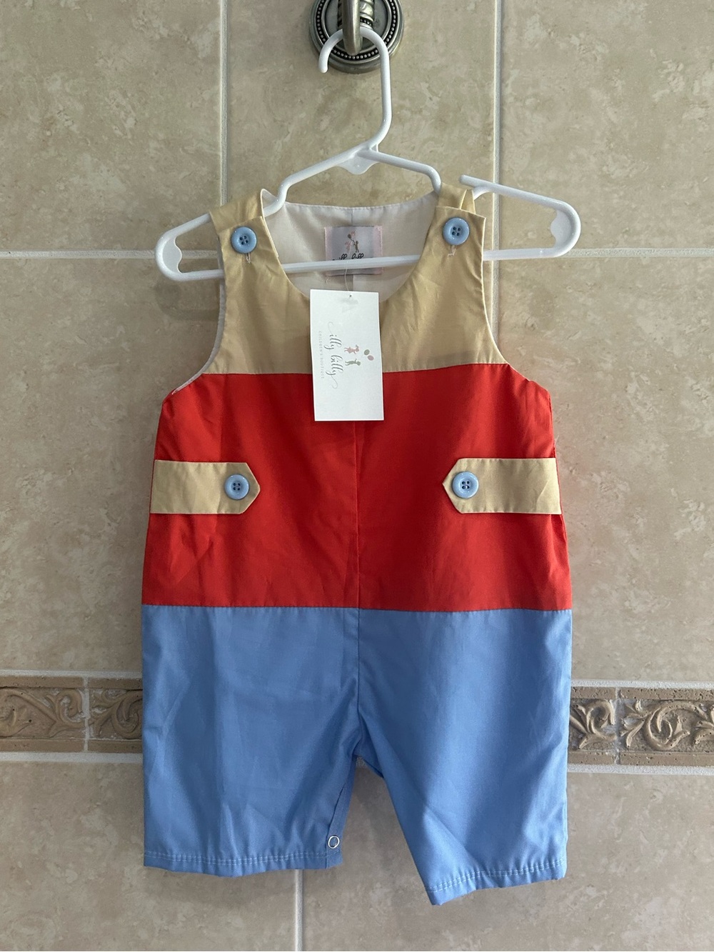 Itty Bitty Colorblock Jonjon NWT